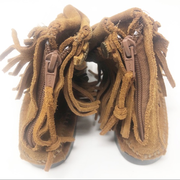 MINNETONKA WOMEN'S HI TOP BACK ZIP BOOTS - Picture 8 of 8